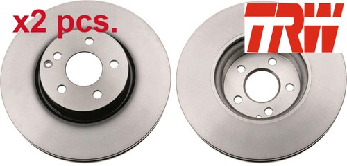 Pcs front brake disc set - x2,