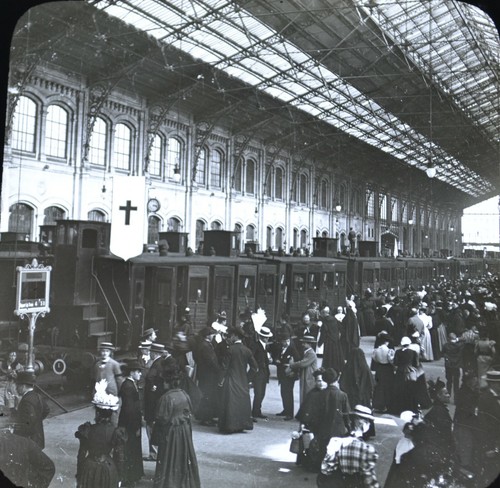 Magic lantern slide image - magic,
