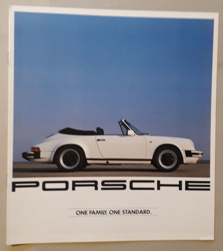 Porsche range brochure - range, c.1982