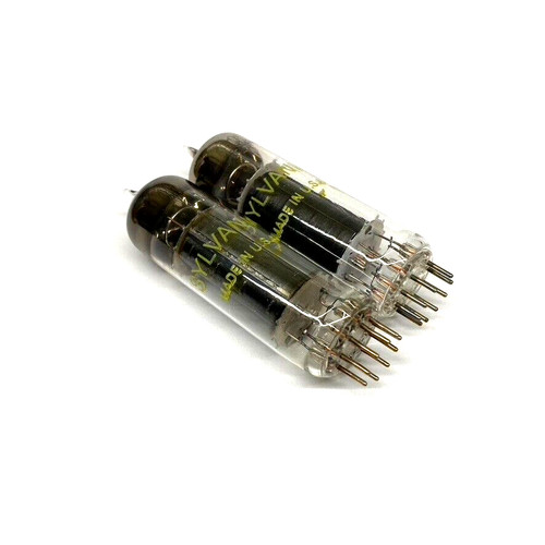 Pair 6bq5 el84 black plate - m.pair,