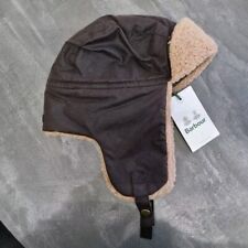 Barbour Waxed Style Internally Quilted Trapper Hat. Very Warm & Best Quality. S