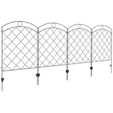 Foldable Metal Garden Fence