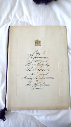 Royal performance programme - royal,