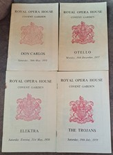1950s 4 X Covent Garden Opera