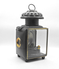 Victorian Iron Brass Carriage oil Lantern Excellent condition