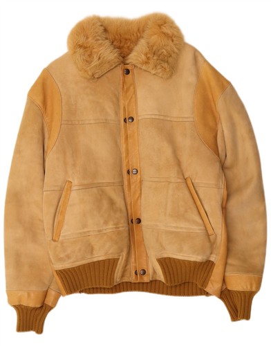 Vintage mens bomber shearling - vintage,