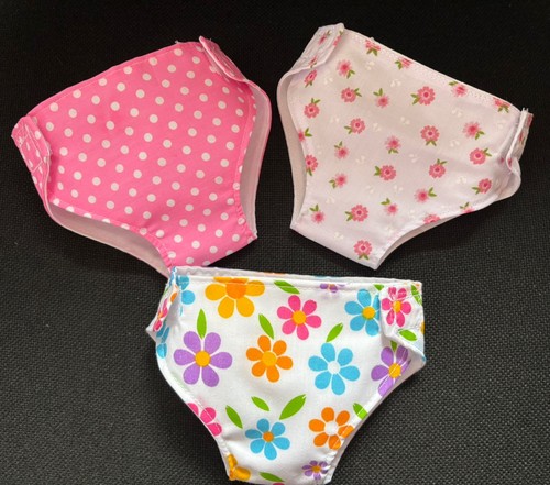 New dolls nappies pants - new,