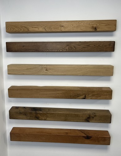 Oak mantel shelf fireplace - mantel,