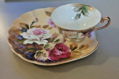 Lefton china heritage green - china,