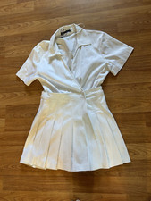 ZARA WHITE SKORT DRESS WITH