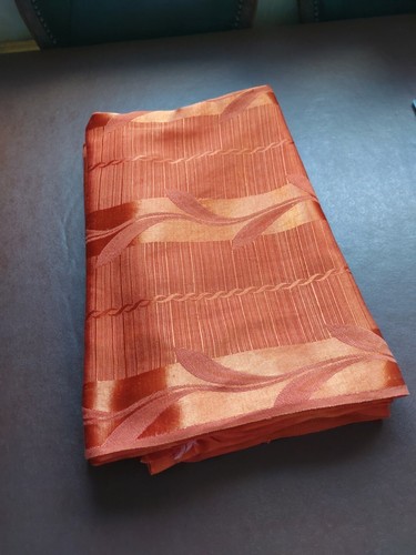 Vintage curtains orange 70s - vintage, curtains,