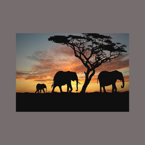 Canvas picture framed - picture, art
