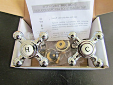 TRADITIONAL CROSS HEAD 1/2" BASIN & SINK TAP CONVERSION KIT