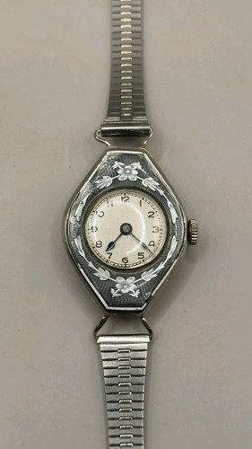 Antique silver guilloche - antique,