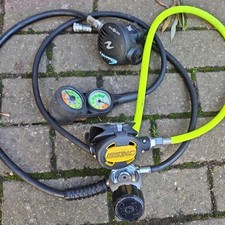 CRESSI Suba Diving regulator kit Octopus Compact & Aqua Lung Calypso regulator 
