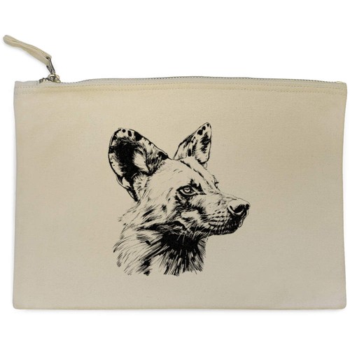 African wild dog canvas - dog', zip