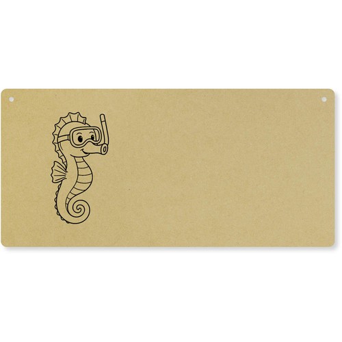 Snorkling seahorse large - 'snorkling, seahorse'