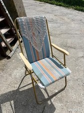 Vintage lafuma folding chair - lafuma,