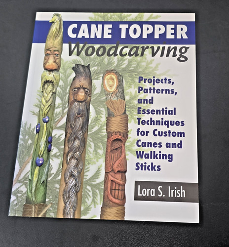 Cane topper woodcarving - cane,