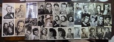 37x Vintage Film Star Postcards & Photos Mix of Signed & Facsimile Autographed