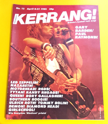 Kerrang magazine - kerrang!, no.13