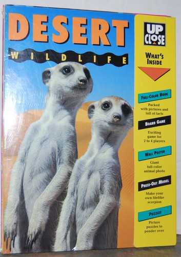 Desert wildlife book board - wildlife/book,,
