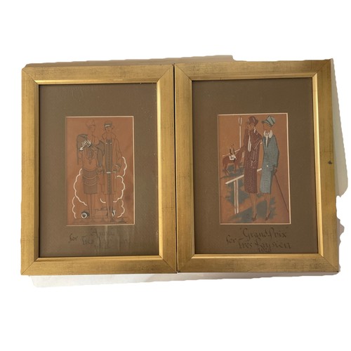 Pair original 1920s deco - pair,