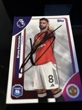 MATCH ATTAX 2026 BRUNO FERNANDES MANCHESTER UNITED SIGNED
