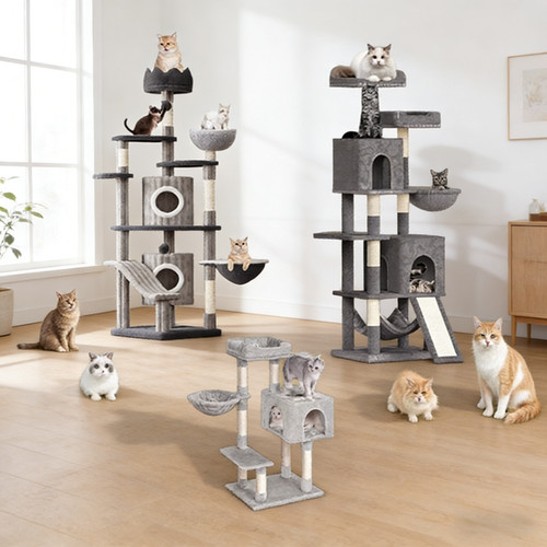 Cat tree large 48cm 208cm - cat,
