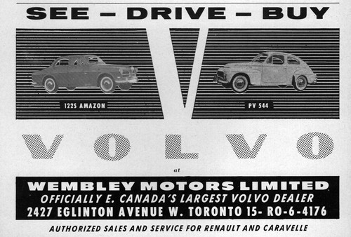 1960 volvo 544 - volvo, 122s