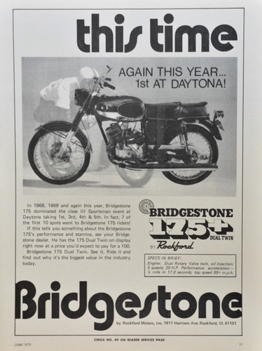 1970 bridgestone dual - dual, twin