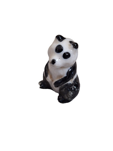 Panda ornament 4cm vintage - panda, 4cm,