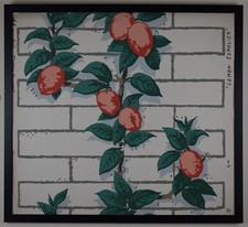 1940s hand block printed - 1940s,
