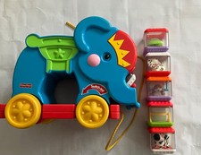 Fisher  Peek A Boo Blocks, Elephant Working Sounds