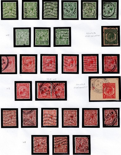 Stamps kgv shades and wmk - stamps,