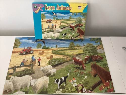 Farm animals jigsaw 100 piece - 100,