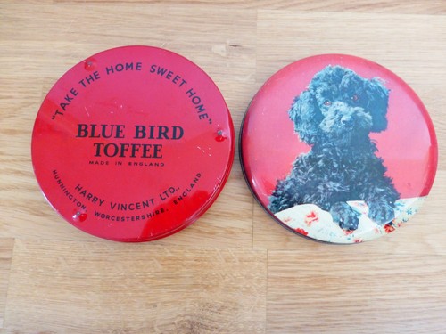 Vintage blue bird - bird, tin
