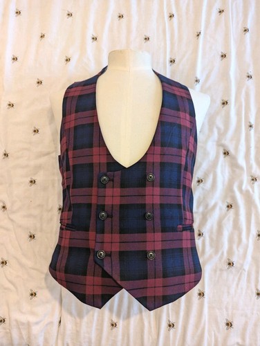 Avail london tartan waistcoat - tartan,