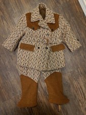 Vintage Boys Wool Suit Stirrup