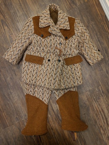 Vintage boys wool suit stirrup - boys,