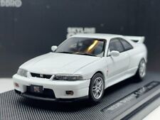 1995 Nissan Skyline GT-R R33 V Spec White 1/43 Scale Diecast Model Car Ebbro