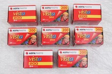 AGFA VISTA PLUS 35mm COLOUR PRINT FILM - 24 EXPOSURE 200 ASA - EXPIRED 2017