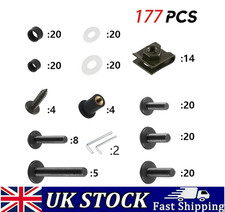 Motorcycle Fairing Bolt Kits  Clips For Suzuki GSXR 600 750 1000 K1-K8- Black