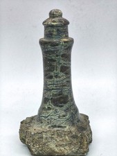 Antique Cornish Serpentine Lighthouse In Excellent Condition