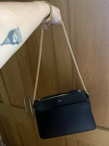 Black leather shoulder - a.p.c.,