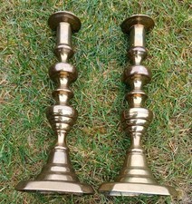 Pair Of Antique Brass Beehive