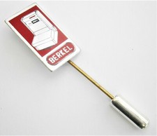 W593) Vintage Berkel Meat Slivers Machines adverting tie lapel pin badge