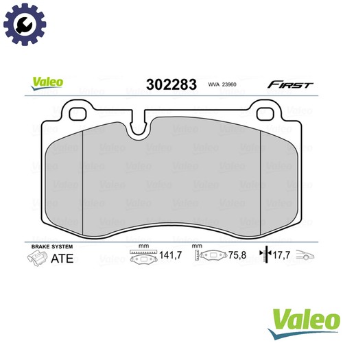 Brake pad set disc - set,