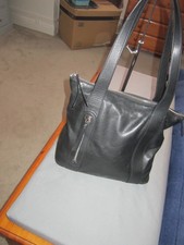 Radley large black leather shoulder tote