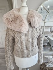 Zara Light Grey Chunky Cable